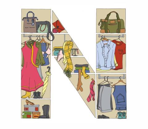 Illustration wardrobe completed Hyde Indoor Market